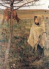 Jules Bastien-Lepage Pauvre Fauvette painting